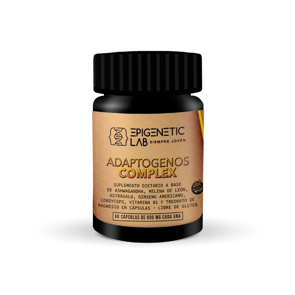 ADAPTOGENOS COMPLEX X 60 CAPSULAS DE 600 MG SIN TACC
