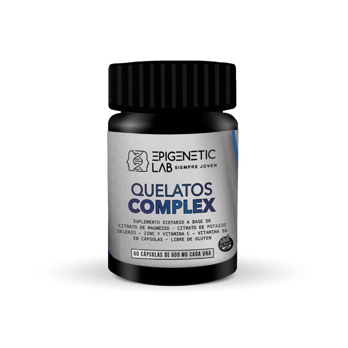 QUELATO COMPLEX X 60 CAPSULAS DE 600 MG SIN TACC