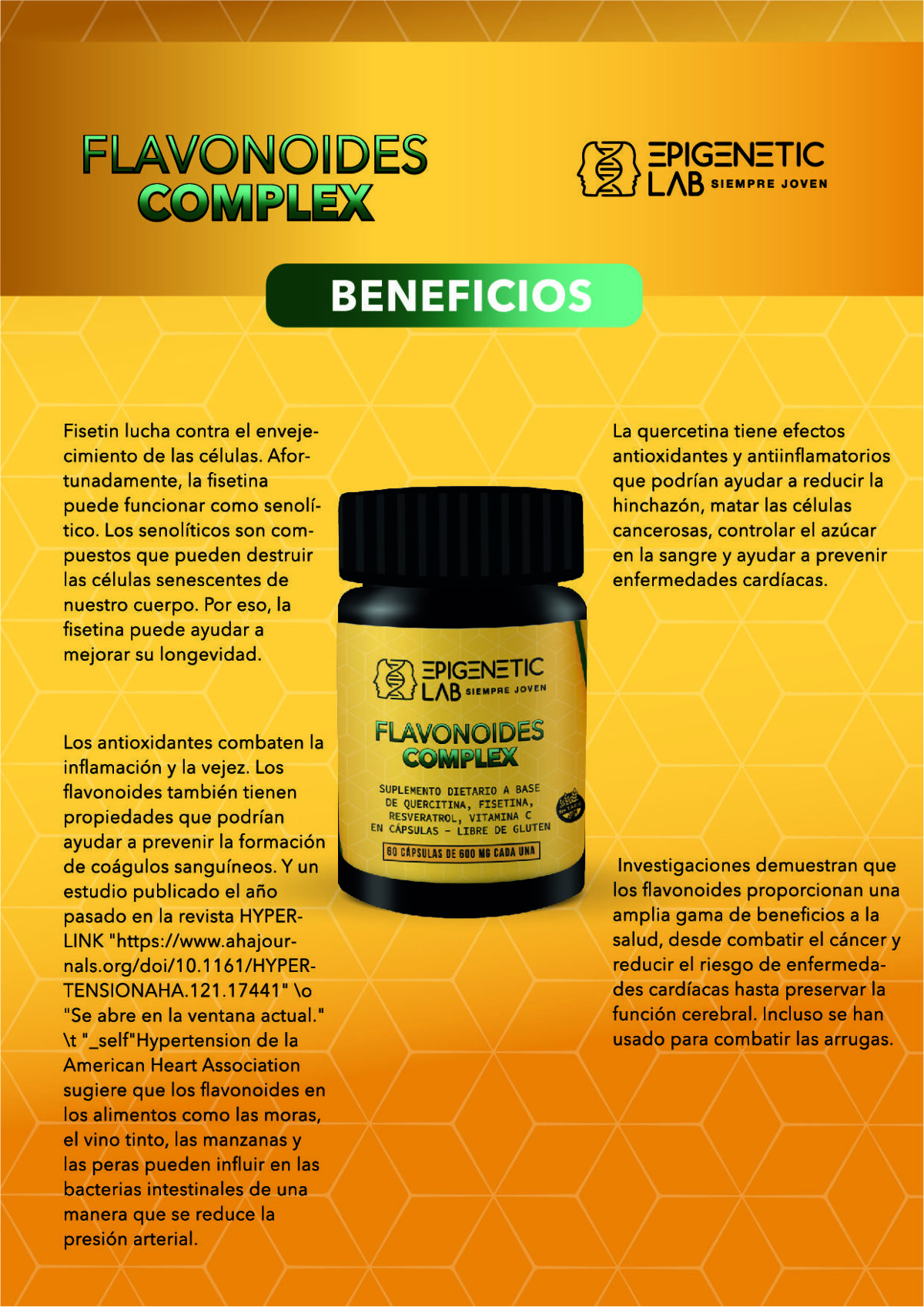 FLAVONOIDES COMPLEX X 60 CAPSULAS DE 600 MG SIN TACC - Image 6