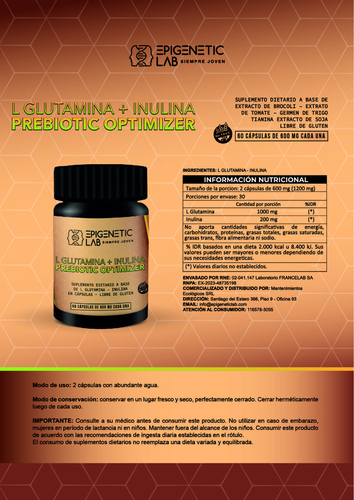 PACK REGULADOR INTESTINAL X 60 CAPSULAS C/U + REGALO LAX FIBRAS - Image 5
