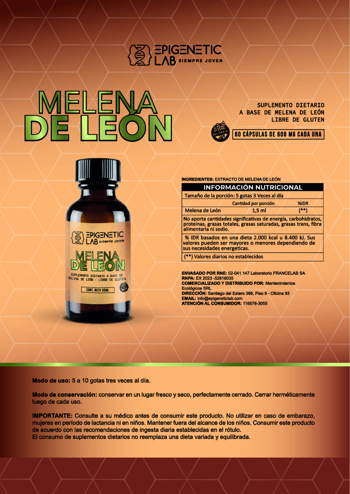 EXTRACTO DE MELENA DE LEON - Image 2