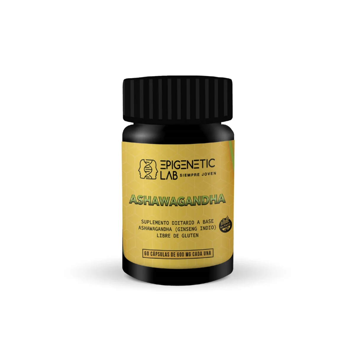 ASHAWAGANDHA 600 X 60 CAPSULAS DE 600 MG SIN TACC